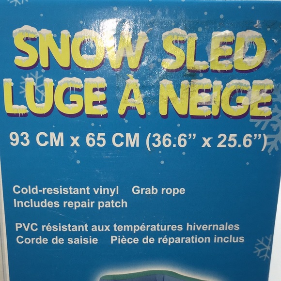 Inflatable Infant Child Baby Sleigh Winter Snow Sled Toboggan - Picture 7 of 8